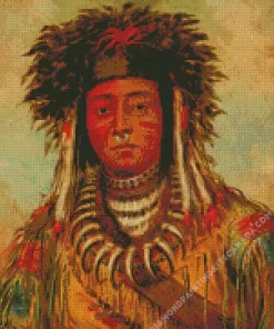 George Catlin Diamond Painting