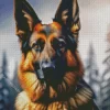 German Shepherd Diamond Painting