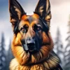 German Shepherd Diamond Painting