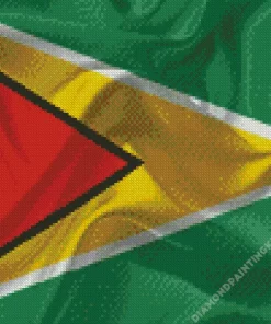 Guyana Flag Diamond Painting