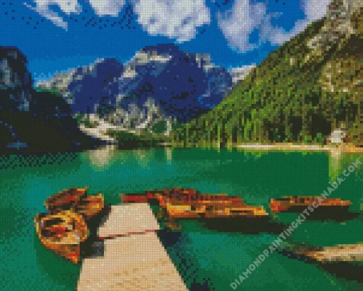 Lake Braies Diamond Painting