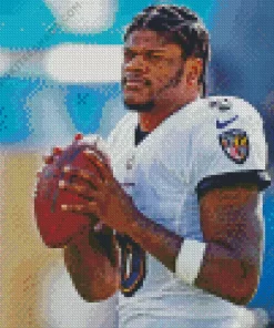 Lamar Jackson Diamond Painting