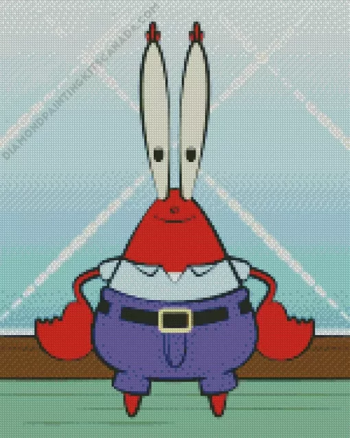 Mr Krabs Diamond Painting