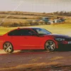 Orange BMW 3 Diamond Painting