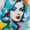 Pop Art Girl Diamond Painting