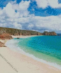 Porthcurno Beach Diamond Painting