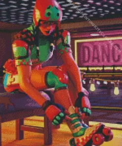 Roller Derby Diamond Painting