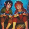 Sam and Frodo Animation Diamond Painting