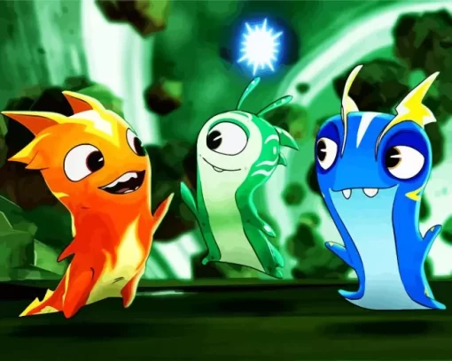 Slugterra Anime Diamond Painting