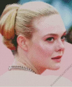 The Actress Elle Fanning Diamond Painting