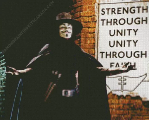 V for Vendetta Diamond Painting