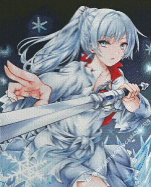 Weiss Schnee Diamond Painting