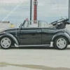 Antique Black Volkswagen Beetle Convertible Diamond Painting