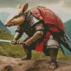 Armadillo Samurai Diamond Painting