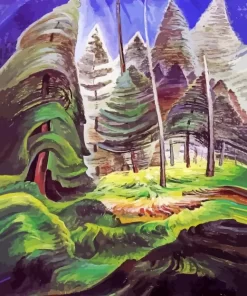 Emily Carr A Rushing Sea Of Undergrowth Diamond Painting