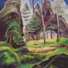 Emily Carr A Rushing Sea Of Undergrowth Diamond Painting