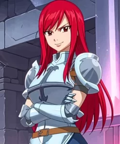 Erza Scarlet Art Diamond Painting