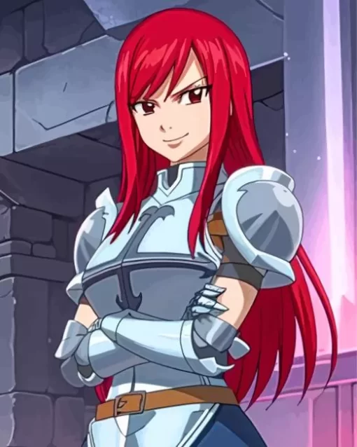 Erza Scarlet Art Diamond Painting