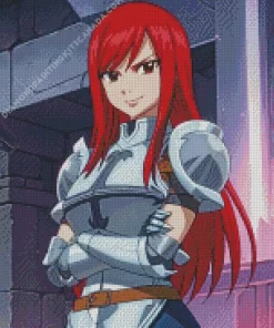 Erza Scarlet Art Diamond Painting