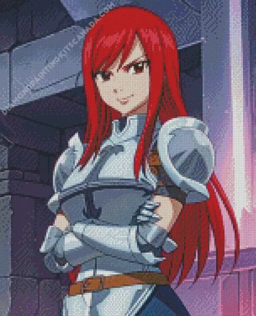 Erza Scarlet Art Diamond Painting