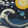 Great Wave Japanese Poster Diamond Painting