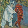 Pierrot and Harlequin by Paul Cezanne Diamond Painting