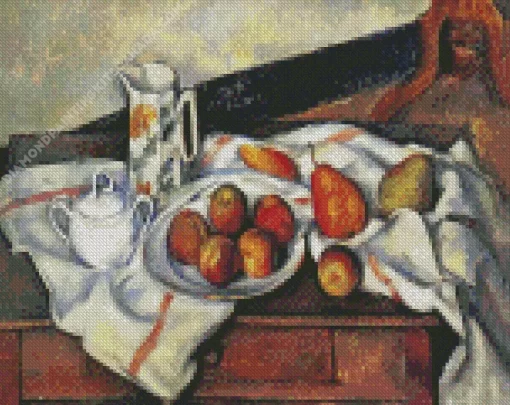 Still Life with Sugar Bowl Jug Diamond Painting