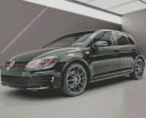 The Black VW Golf GTI Diamond Painting