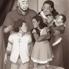 Aang And Katara Family Diamond Painting