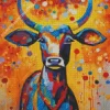 Abstract Art Cow Diamond Painting