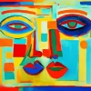 Abstract Face Diamond Painting