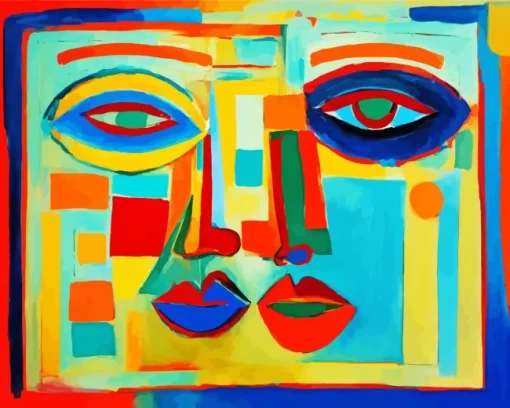 Abstract Face Diamond Painting