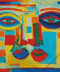 Abstract Face Diamond Painting