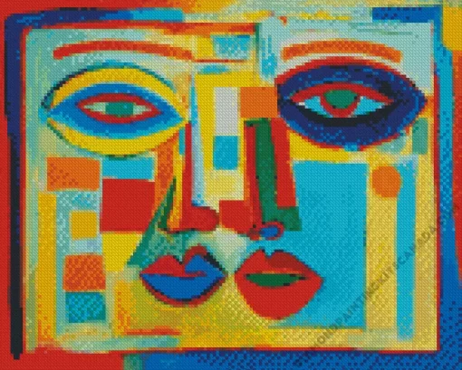 Abstract Face Diamond Painting