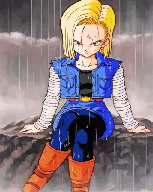 Android 18 Diamond Painting