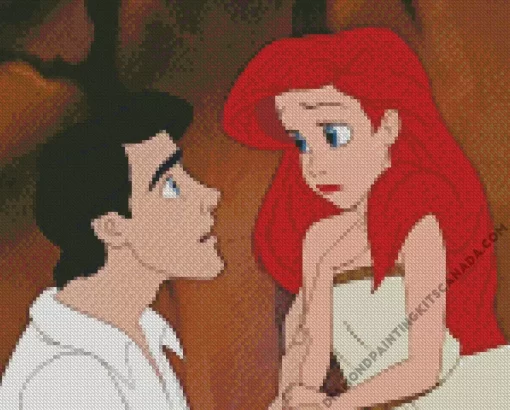 Ariel And Eric Diamond Painting