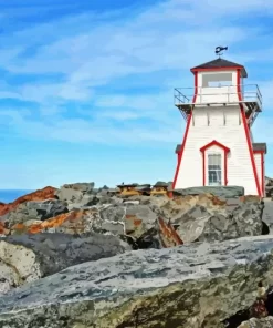 Arisaig Lighthouse Diamond Painting