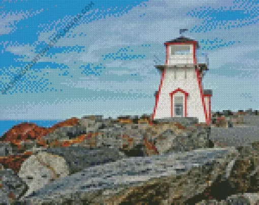 Arisaig Lighthouse Diamond Painting