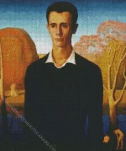 Arnold Comes Of Age By Grant Wood Diamond Painting