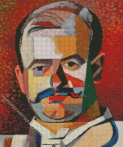 Auguste Herbin Portrait Diamond Painting