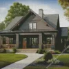 Black House Art Diamond Painting