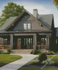 Black House Art Diamond Painting