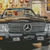 Black Vintage Mercedes Diamond Painting