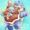 Blastoise And Squirtle Pokemon Diamond Painting