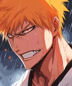 Bleach Anime Mad Ichigo Diamond Painting