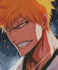 Bleach Anime Mad Ichigo Diamond Painting