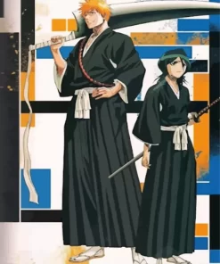 Bleach Anime Rukia And Ichigo Diamond Painting