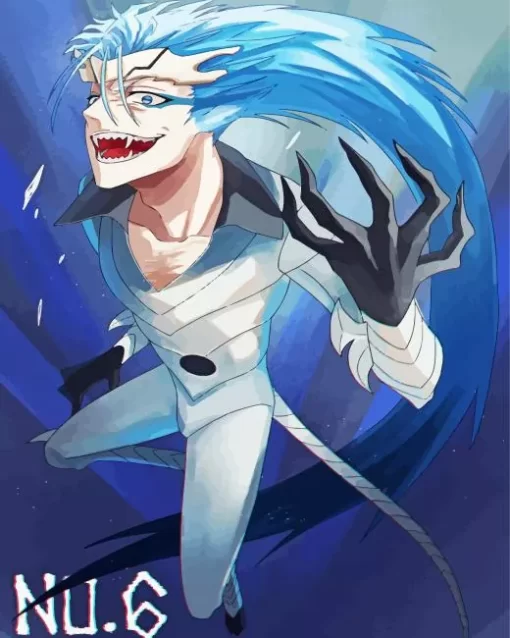 Bleach Grimmjow Number 6 Diamond Painting