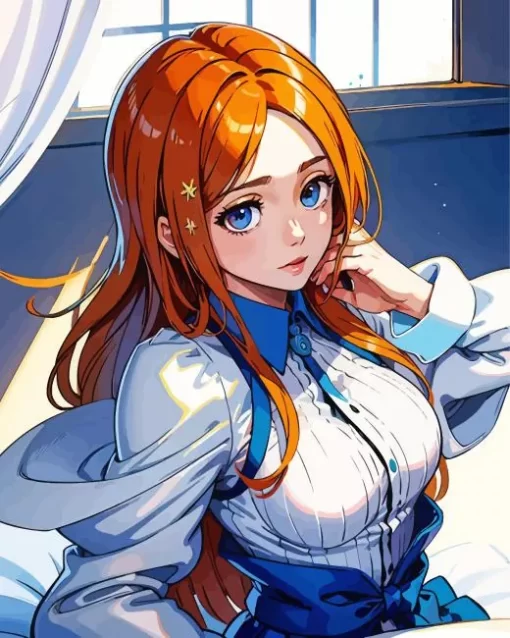 Bleach Ichigo Girlfriend Orihime Inoue Diamond Painting