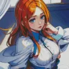 Bleach Ichigo Girlfriend Orihime Inoue Diamond Painting